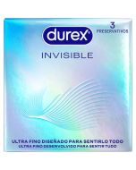 DUREX - PRÉSERVATIFS ULTRA FINS INVISIBLES 3 UNITÉS