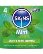 SKINS - PACK DE 4 PRÉSERVATIFS PREMIUM MENTHE