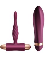 CLIMAXIMUM - DARE KIT VIBRATEUR TWISTED + PLUG ANAL DÉBUTANT