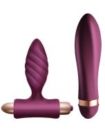 CLIMAXIMUM - KIT DESIRE VIBRATEUR TORSADÉ + PLUG ANAL