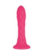 SILEXD - DREAMY DILDO FANTASY SILICONE LIQUIDE THERMOREACTIF FUCHSIA 18,5 CM