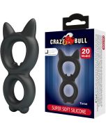 CRAZY BULL - BAGUE DOUBLE EN SILICONE TORAN MODÈLE 20