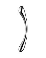 SATISFYER - COSMIC CREST 1 GODEMICHET DOUBLE EXTRÉMITÉ EN ACIER INOXYDABLE