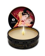 SHUNGA - MINI CARESSE AUX CHANDELLES FRAISES ET BOUGIE DE MASSAGE CAVA 30 ML
