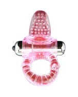 BAILE - ANNEAU PÉNIS VIBRATEUR ROSE SWEET ABS 10 RYTHMES