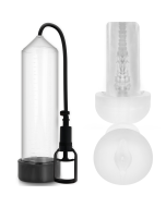 ACCRO À LA POMPE - RX7 TRANSPARENTE AVEC MASTURBATEUR