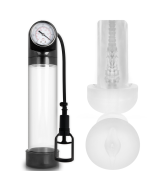 ACCRO À LA POMPE - RX9 TRANSPARENTE AVEC MASTURBATEUR