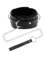 DARKNESS - COLLIER DE POSTURE CONFORTABLE AVEC CHAÎNE EN CUIR