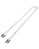 DARKNESS - PINCES À TÉTONS RÉGLABLES EN MÉTAL