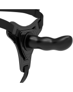 FETISH SUBMISSIVE HARNESS - SILICONE NOIR POINT G 16 CM