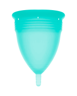 STERCUP - COUPE MENSTRUELLE EN SILICONE FDA AIGUE-MARINE - TAILLE S