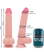 ROCKARMY - LIQUIDE SILICONE PREMIUM KINGCOBRA RÉALISTE 24 CM -O- 4.77 CM