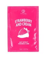 SECRETPLAY - LUBRIFIANT UNIDOSE FRAISES & CRÈME 10ML