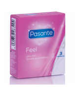 PASANTE - PRÉSERVATIFS SENSIBLES ULTRA MINCE 3 UNITÉS