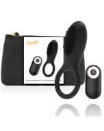 COQUETTE CHIC DESIRE - COCKRING TÉLÉCOMMANDE RECHARGEABLE NOIR/ OR