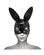 COQUETTE CHIC DESIRE - MASQUE EN CUIR VEGAN AVEC OREILLES DE LAPIN