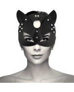 COQUETTE CHIC DESIRE - MASQUE EN CUIR VEGAN AVEC OREILLES DE CHAT
