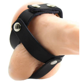 Cage à Balles en Cuir Ohmama Fetish