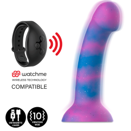 Dion Galactic Dildo M - Vibrateur Watchme Technologie sans Fil Compatible