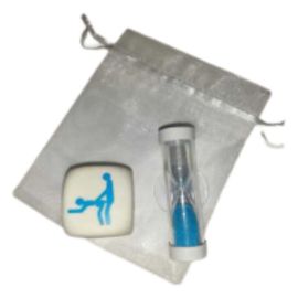 Dés Kamasutra de Postures pour Garons avec Sablier