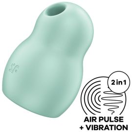 Stimulateur et Vibrateur Double Air Pulse Pro To Go 1 Vert