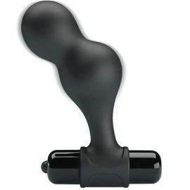 Plug Anal Vibrateur en Silicone Noir