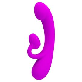 Vibrateur et Succion Clitorisé en Silicone Sincère Violet
