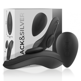 Culotte Vibrante Rechargeable en Silicone Preston Noire