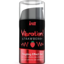 Puissant Stimulant Intime Gel Vibrant Liquide Fraise 15 Ml