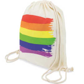 Sac Dos Drapeau Lgbt en Coton