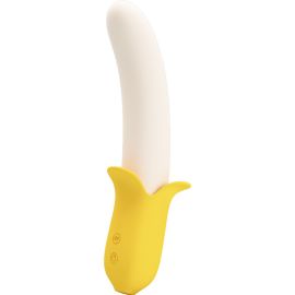 Banana Geek Super Power 7 Vibrations Up&down Silicone Noir
