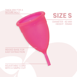 Coupe Menstruelle en Silicone Médicale - Taille S