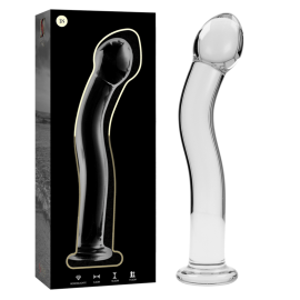 Modèle 18 Gode en Verre Borosilicate Clair 18.5 Cm -O- 3.5 Cm