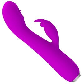 Vibrateur Rechargeable Rachel avec Ventouse Violette