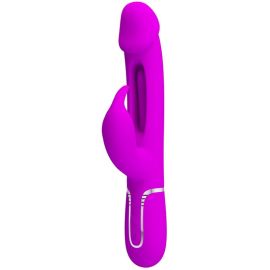 Vibrateur Dejon Rabbit 3 en 1 Multifonction Fucsia