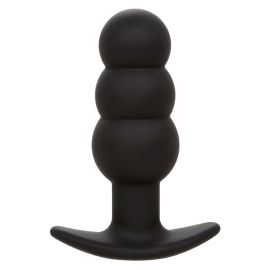 Rock Bottom Plug Anal Perlé 10 Vibrations Silicone Noir