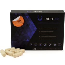 U-Man Augmente la Taille du Pénis et la Puissance Sexuelle - 30 Capsules