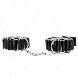 Appui-Poignets Fins Comme Charnières Noir Réglable 16-22 Cm X 3,5 Cm