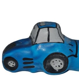 Préservatifs Fantaisie Peints à la Main Tracteur Bleu Xl
