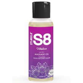 S8 Vitalize Huile de Massage au Citron Vert 125 Ml