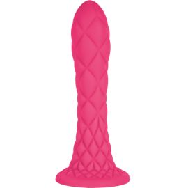 Dreamy Dildo Fantasy Silicone Liquide Thermoreactif Fuchsia 18,5 Cm