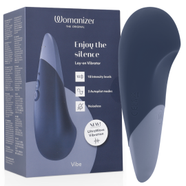 Vibe Lay-On Vibrateur Silencieux Bleu Foncé
