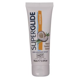Superglide Lubrifiant Comestible à Base d'Eau et de Noix de Coco 75 Ml