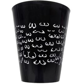 DIABLO PICANTE - TASSE NOIRE 500 ML AVEC SEINS BLANCS