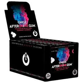 WUG GUM - AFTER DRINK GUEULE DE BOIS APRÈS L'ALCOOL | PRÉSENTOIR 12 X 8 UNITÉS