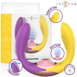 INTENSE - WILLOW STIMULATEUR À SUCCION ET VIBRATION 3 EN 1