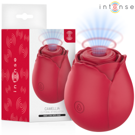 INTENSE - CAMELLIA SUCCION CLITORIALE ROSE PAR WAVES BORDEAUX