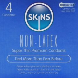 SKINS - LOT DE 4 PRÉSERVATIFS SANS LATEX