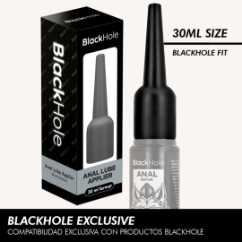 BLACK HOLE - APPLICATEUR DE LUBRIFIANT ANAL TAILLE S 30 ML