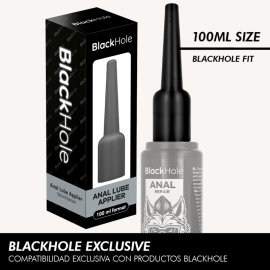 BLACK HOLE - APPLICATEUR DE LUBRIFIANT ANAL TAILLE L 100 ML